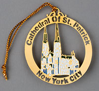 Cathedral Brass Ornament