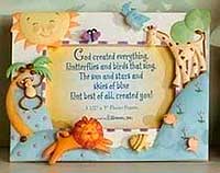 God Created Everything Frame