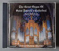 Great Organ of St. Patrick's Cathedral CD